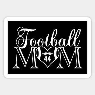 Classic Football Mom #44 That's My Boy Football Jersey Number 44 Magnet